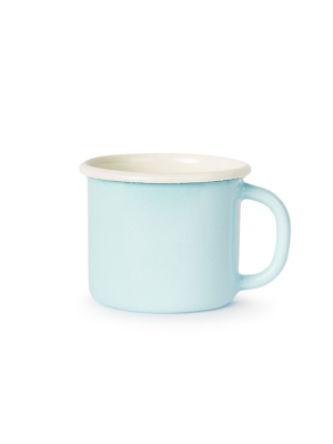 Light Blue 12oz Enamel Mug