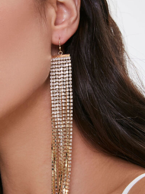 Rhinestone Duster Earrings