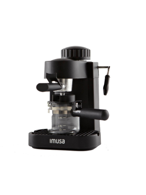 Imusa Espresso & Cappuccino Maker Black - 4 Cup