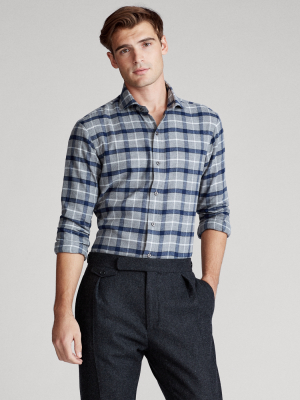 Classic Fit Plaid Twill Shirt