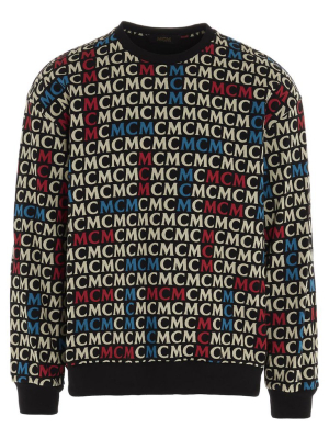 Mcm Allover Logo Sweatshirt