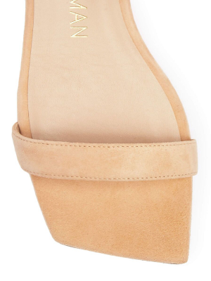 Stuart Weitzman Nudist June Square-toe Sandals