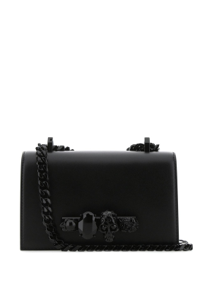 Alexander Mcqueen Mini Jewelled Satchel Bag