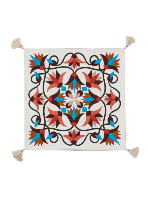 Khayameya Cushion Cover Square Terracotta