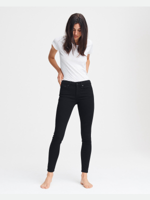 Cate Mid-rise Skinny - No Fade Black