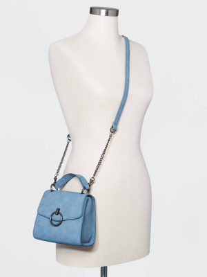 Magnetic Closure Mini Flap Shoulder Handbag - Universal Thread™