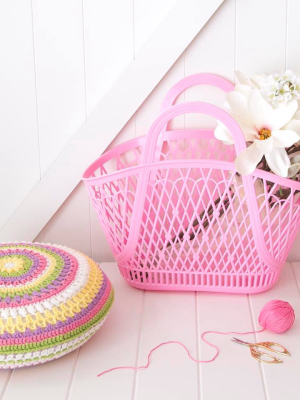 Betty Basket - Bubblegum Pink