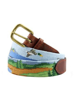 Great Outdoors Needlepoint Belt