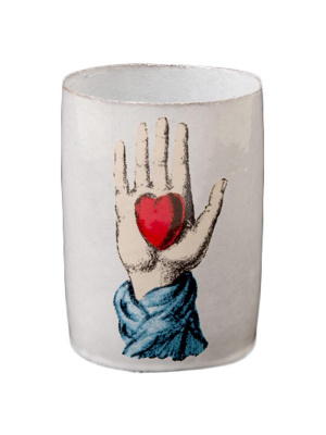 Heart In Hand Vase