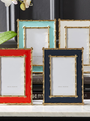 Brynn Gold Bamboo Border Photo Frames In Various Colors