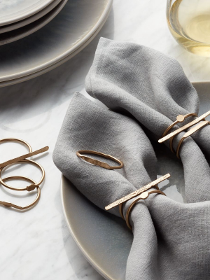 Dainty Napkin Rings, Set Of 3