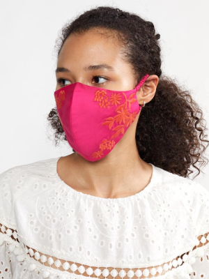 Embroidered Cotton Mask