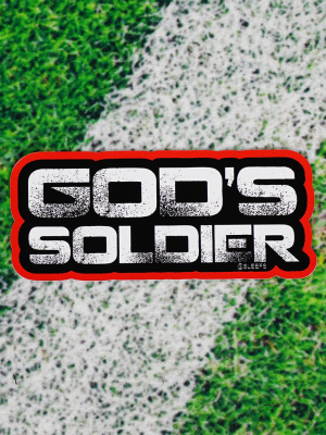 God's Soldier Sticker