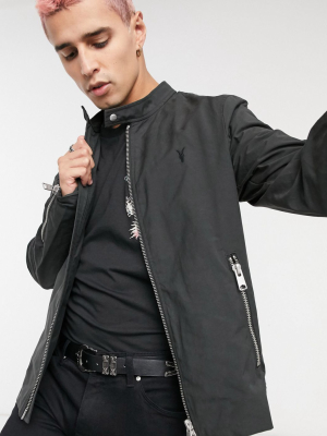 Allsaints Atik Worker Jacket In Black