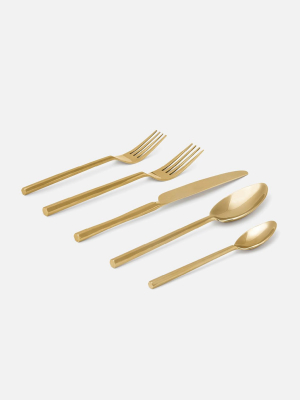 Blue Pheasant Gwen Polished Gold 5 Piece Set