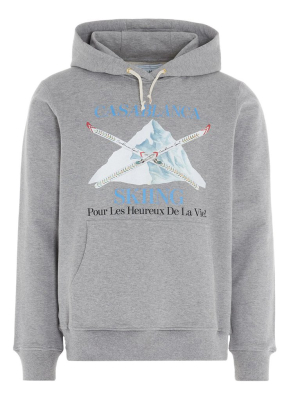 Casablanca Skiing Print Hoodie