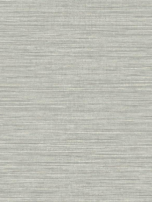 Grasslands Wallpaper In Cove Grey From The Texture Gallery Collection By Seabrook Wallcoverings