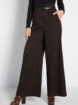 Business As Usual Wide-leg Pants