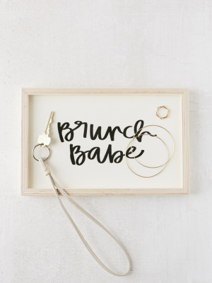 Chelcey Tate For Deny Brunch Babe Wooden Tray
