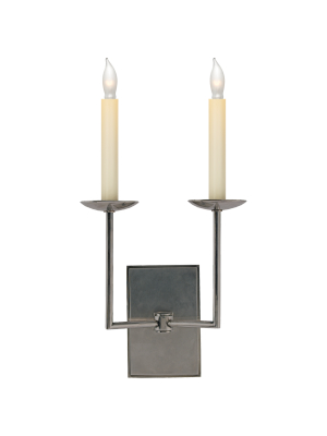 Right Angle Double Sconce In Various Colors