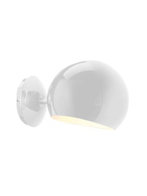 Modern Bob Wall Sconce - White