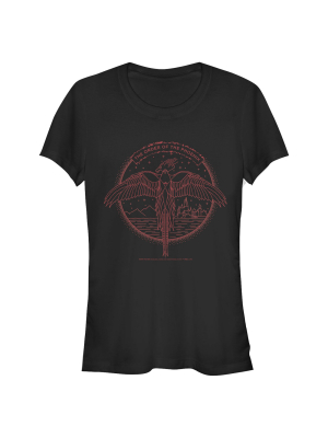 Junior's Harry Potter Order Of Phoenix Flight T-shirt