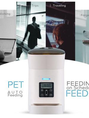 Auto Pet Feeder 4l (usa - Dhl Delivery)
