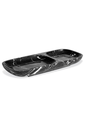 Harlow Dual Section Tray In Various Colors