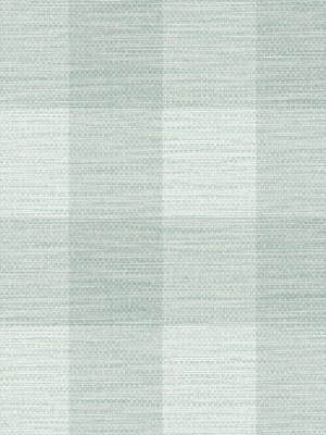 Rugby Gingham Wallpaper In Sea Glass From The Luxe Retreat Collection By Seabrook Wallcoverings