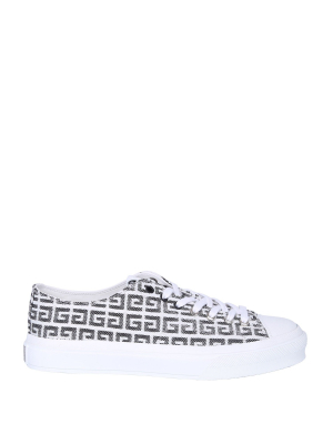 Givenchy City 4g Jacquard Low-top Sneakers