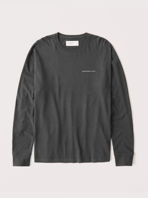 Long-sleeve Exploded Back Logo Tee