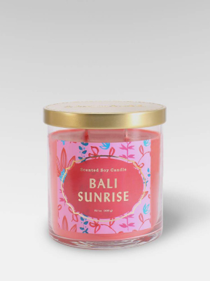 15.1oz Lidded Glass Jar 2-wick Candle Bali Sunrise - Opalhouse™