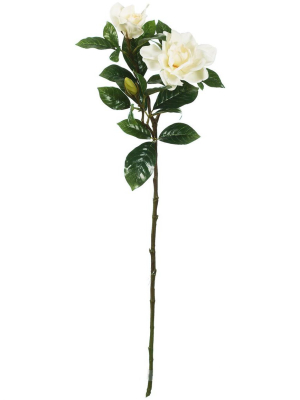 Sullivans Artificial Gardenia Stem 26"h Green