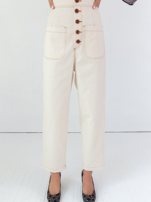 Emily Pant | Cream Canvas