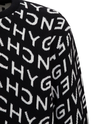 Givenchy Refracted Logo Jacquard Sweater