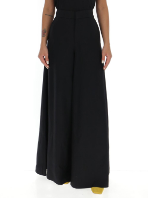 Marni High-rise Wide Leg Cropped Pants