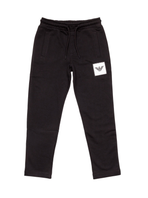 Emporio Armani Kids Logo Patch Sweatpants