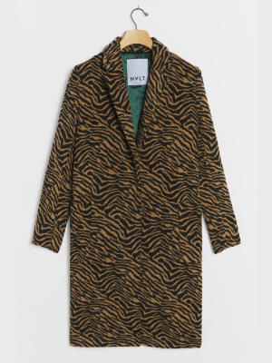 Roselle Tiger-striped Coat