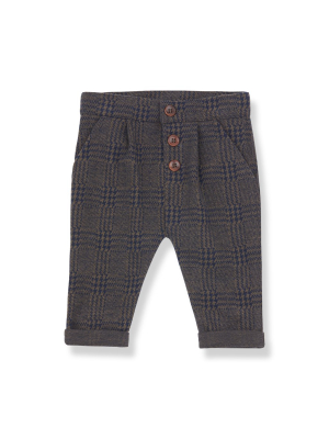 1+ In The Family Boulder Trouser- Terrau/blue Notte