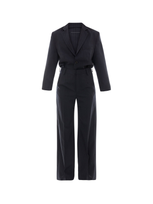 Mm6 Maison Margiela Pinstriped Jumpsuit