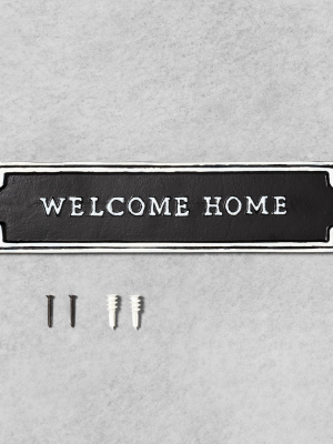 'welcome Home' Wall Sign Black/white - Hearth & Hand™ With Magnolia