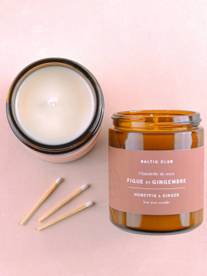 Honey Fig & Ginger Soy Candle