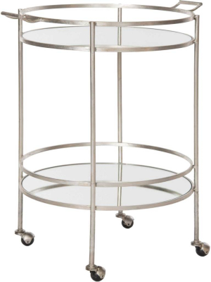 Lance Bar Cart Silver