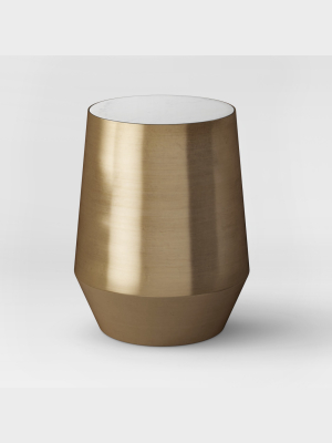 Mawr Metal Accent Table White Marble/gold - Project 62™