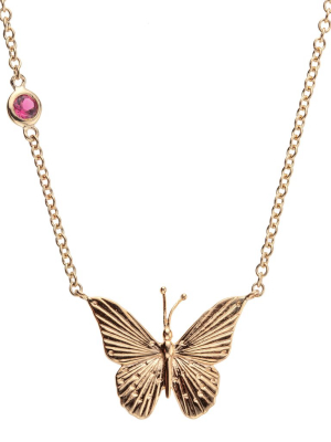 Freedom Butterfly Pendant 10k Gold