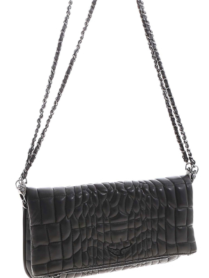 Zadig & Voltaire Rock Quilted Clutch Bag