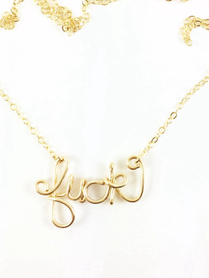 Not Your Mama's Necklace, 14k Goldfill