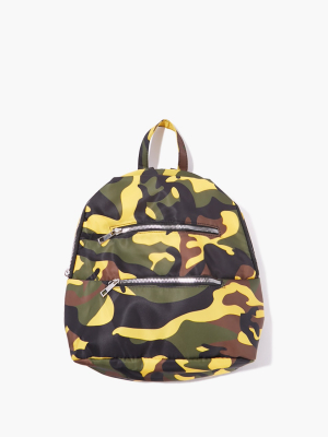 Camo Print Backpack