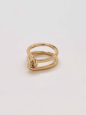 Gold Double Knot Ring