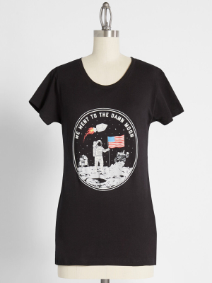 We Went To The Moon Graphic Tee